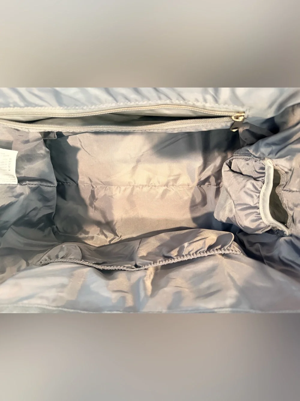 Mommy Bag Olive Tote with Brown Handles